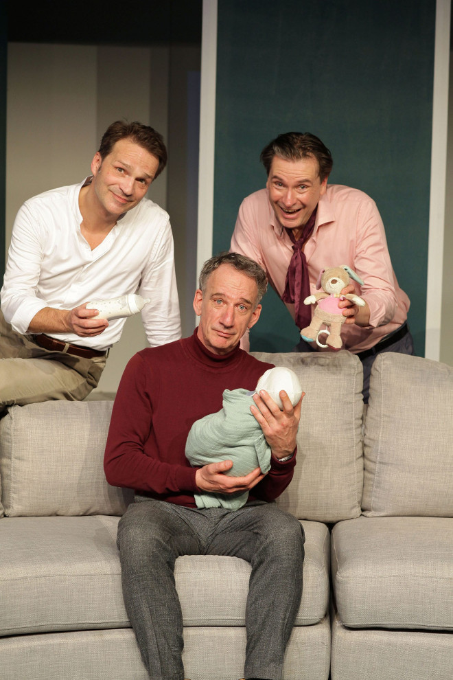 Drei Männer und ein Baby
